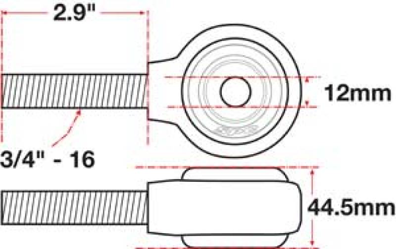 SPC Performance XAXIS Rod End Ball Joint 15793