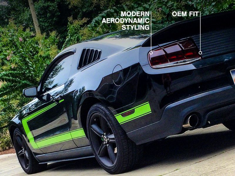 Raxiom 10-12 Ford Mustang Aero Tail Lights- Blk Housing (Smoked Lens) 49145 49145 Photo - Close Up