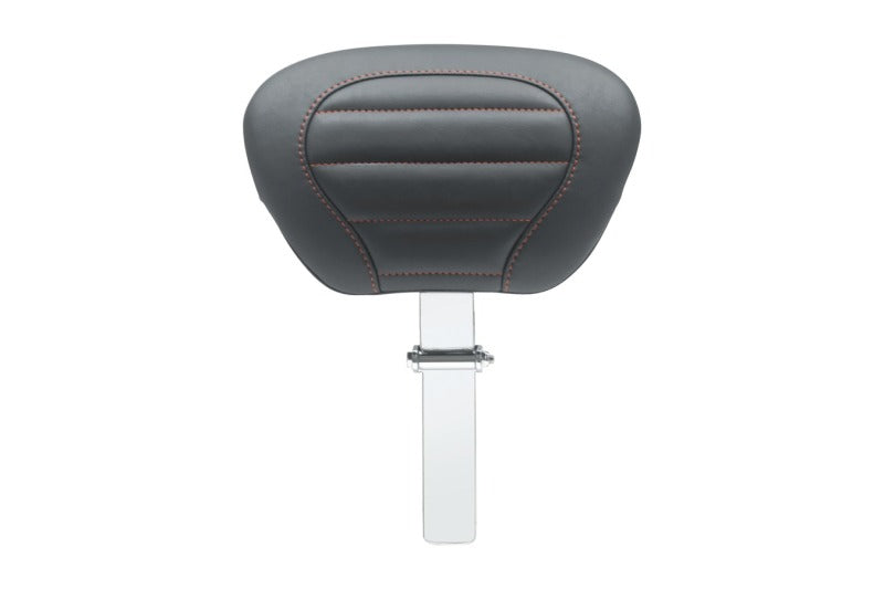 Mustang Motorcycle Mustang 08-21 HD Electra Glide,Rd Glide,Rd King,Str Glide Driver Backrest - Black w/ Red Stitching 79012AB 79012AB User 1