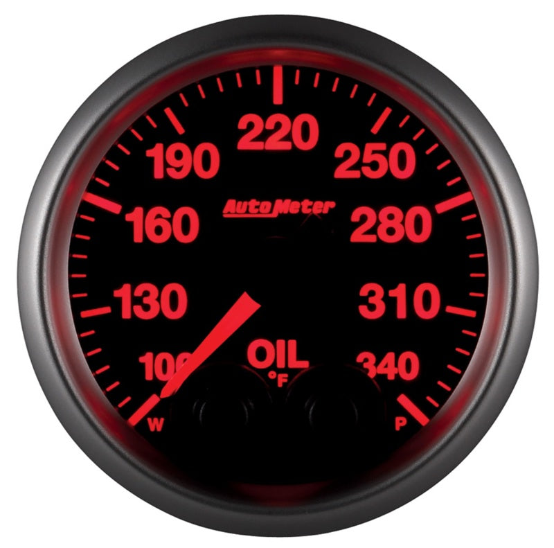 Autometer 2-1/16" Oil Temperature, 100-340 °F, Stepper Motor, Elite 5640 User 6