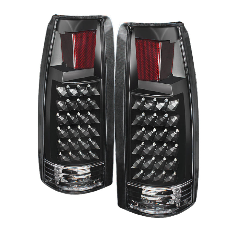 SPYDER Xtune Yukon Denali 99-00 LED Tail Lights Black ALT-JH-CCK88-LED-BK 9022449 9022449 Photo - Primary