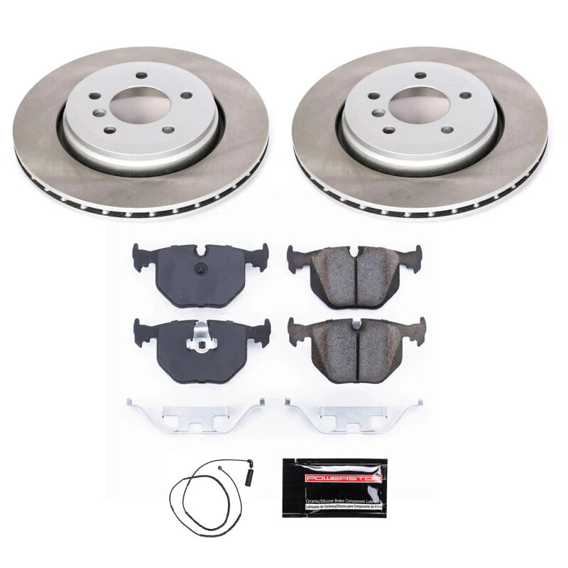 PowerStop Power Stop 01-05 BMW 330xi Rear Semi-Coated Rotor Kit SC5729 SC5729 Photo - Primary