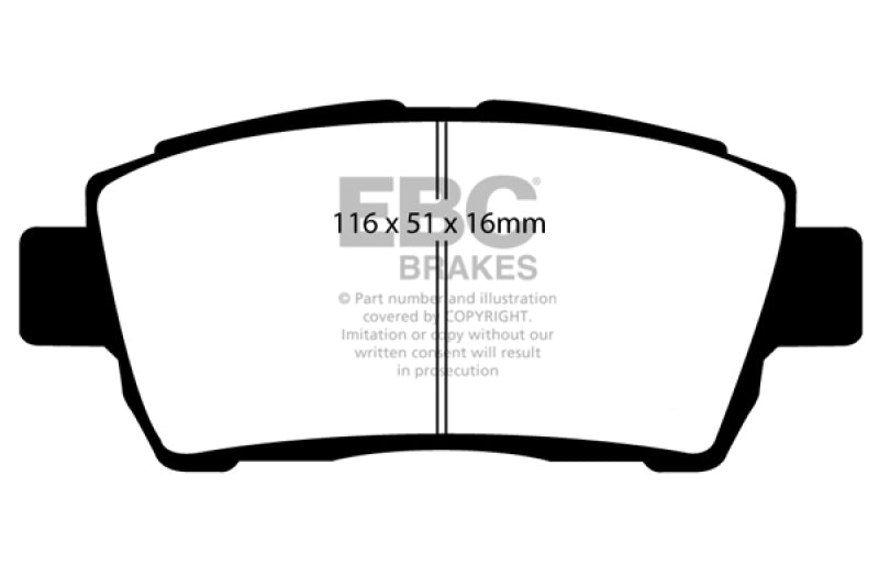 EBC Disc Brake Pad Set UD822 Photo - Primary
