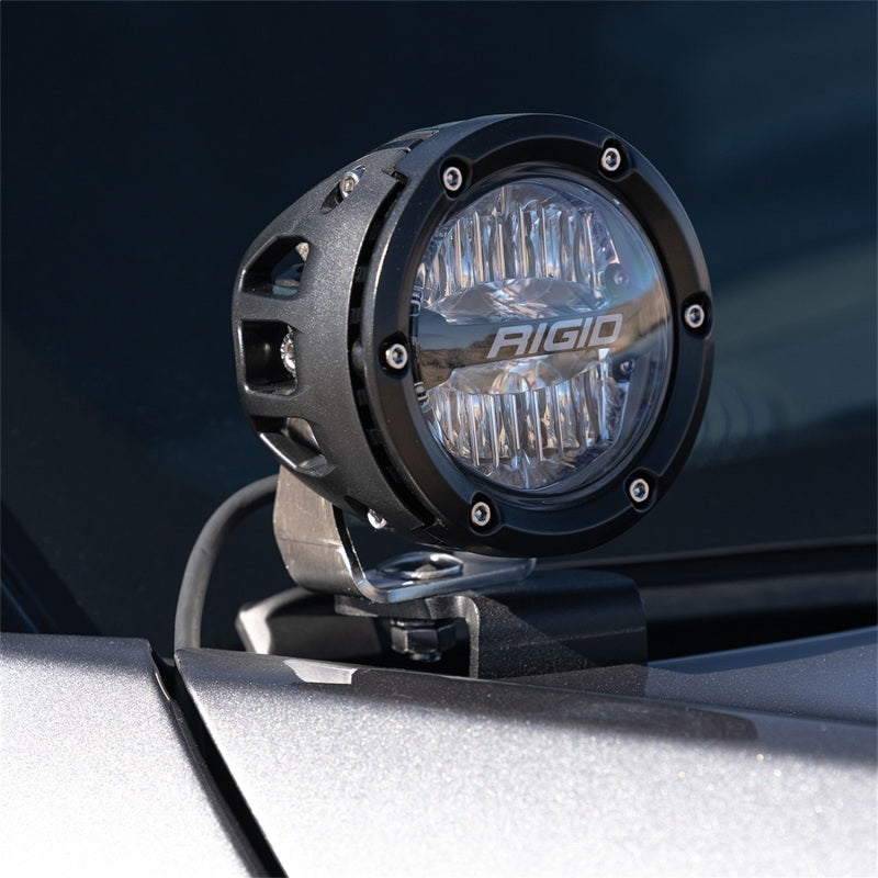 Rigid Industries 2021 Bronco Sport A-Pillar Light Mount Kit (Fits 360-Series, D-Series) 46709 46709 Photo - Mounted