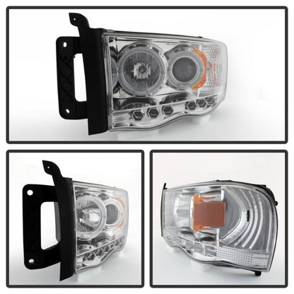 Spyder Dodge Ram 1500 02-05/Ram 2500 03-05 Projector Headlights LED Halo LED Chrm PRO-YD-DR02-HL-C 5009982 5009982 User 1