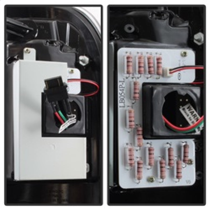 Spyder 97-03 Ford F150 Stylsd. F250/350 V3 Light Bar LED Tail Lights - Blk ALT-YD-FF15097V3-LBLED-BK 5084231 5084231 Photo - Unmounted