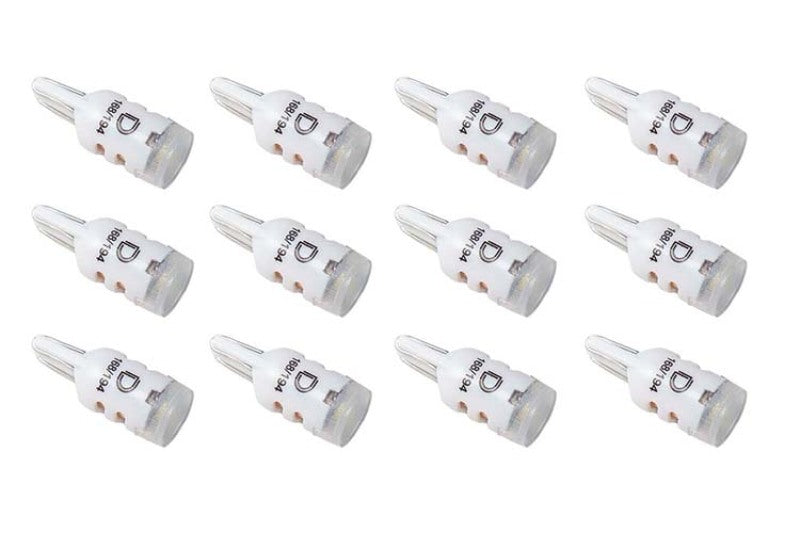 Diode Dynamics 194 LED Bulb HP5 LED Pure - White Set of 12 DD0029TW DD0029TW Photo - Primary