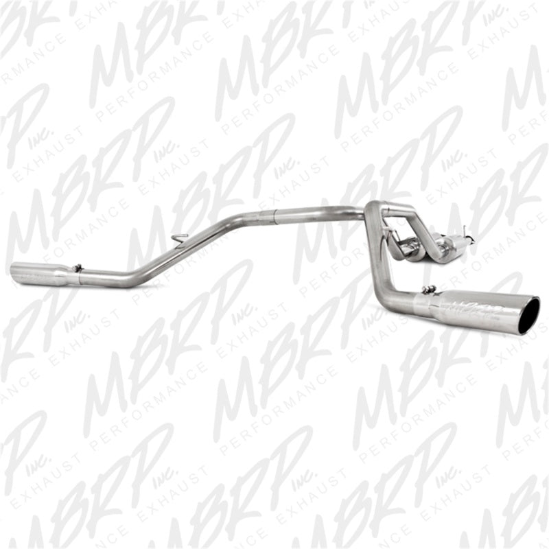 MBRP 2009-2010 Toyota Tundra 5.7L EC-Std. & SB/CC-SB Cat Back Dual Split S5316409 Photo - Primary