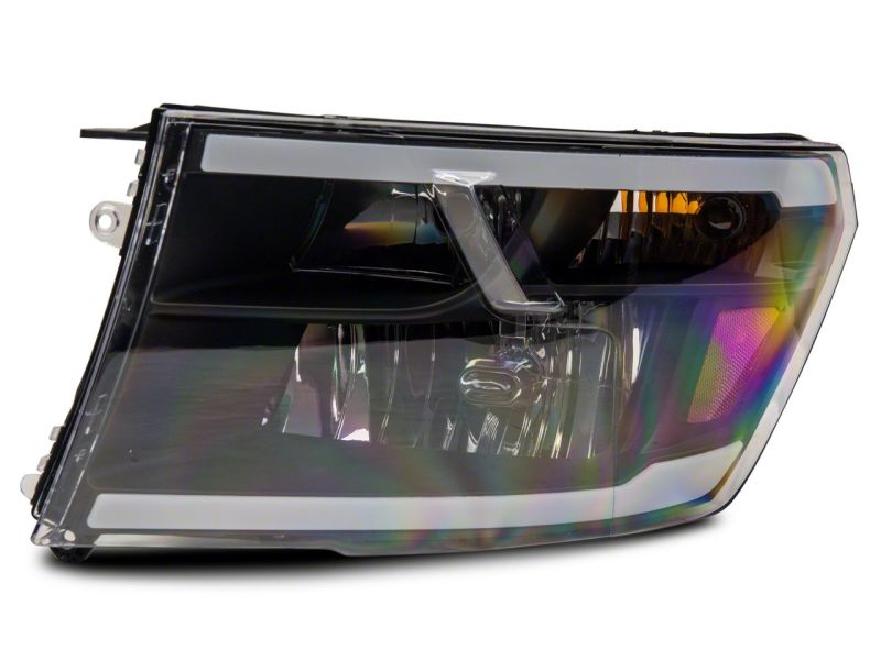 Raxiom 09-18 Dodge RAM 1500/2500/3500 Axial Headlights w/ SEQL LED Bar- Blk Housing (Clear Lens) R131482 R131482 Photo - Close Up