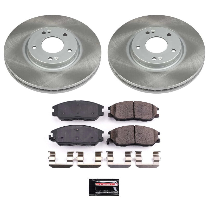 PowerStop Power Stop 04-06 Kia Amanti Front Semi-Coated Rotor Kit SC4557 SC4557 Photo - Primary