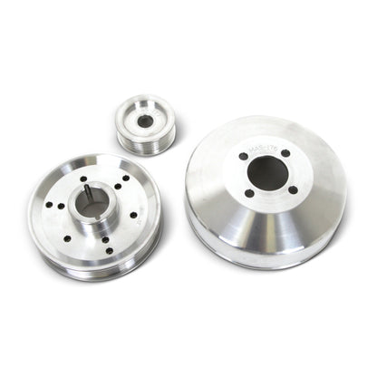 BBK Performance 96-01 Mustang GT/Cobra 3 PC Underdrive Pulley Kit (Aluminum) 1555 Photo - Unmounted