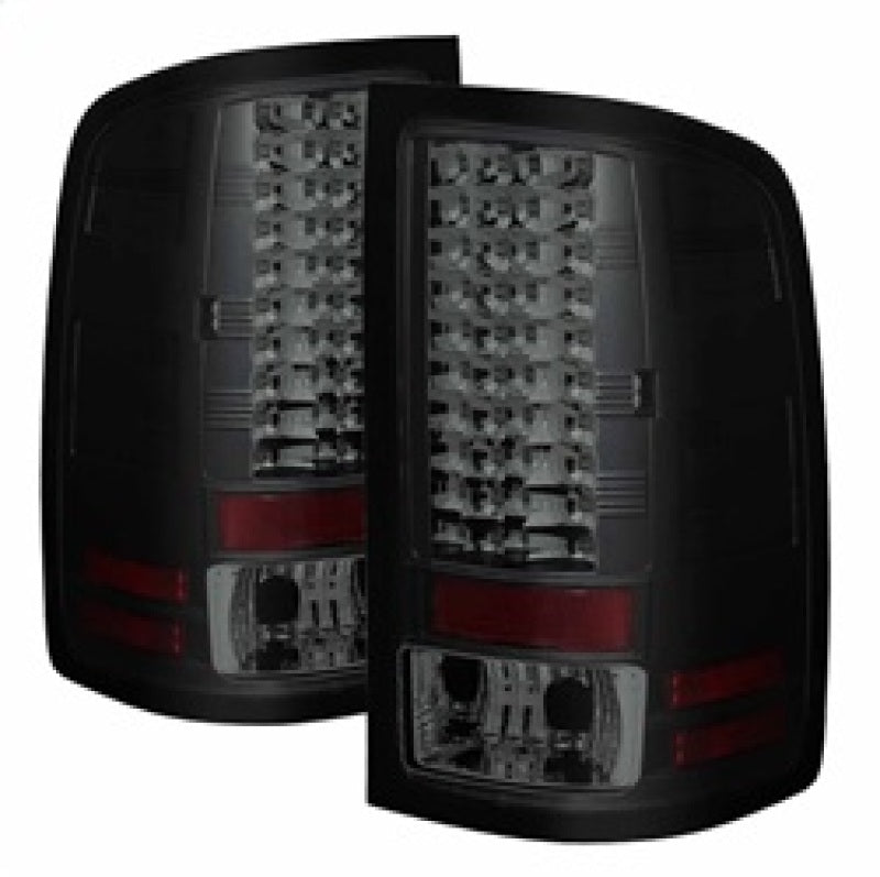 Spyder GMC Sierra 07-13 (Not 3500 Dually 4 Rear Wheels)LED Tail Lights Blk Smke ALT-YD-GS07-LED-BSM 5078186 5078186 Photo - Primary
