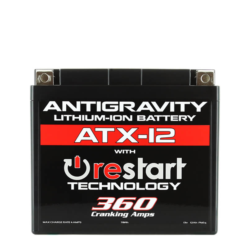 Antigravity Batteries Antigravity YTX12 Lithium Battery w/Re-Start AG-ATX12-RS