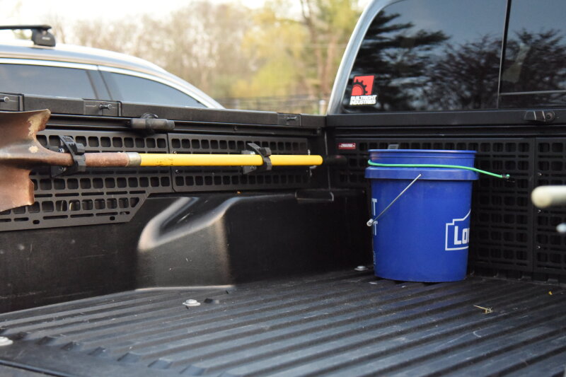 BuiltRight Industries 05-21 Toyota Tacoma Cab Wall Bedside Rack 102084 102084 Photo - Mounted