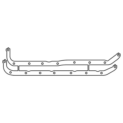 Cometic Gasket Cometic Cosworth BD Series - FVA/FVC Lotus Twin Cam .060in Fiber Oil Pan Rails Kit C14100-060 C14100-060 Photo - Primary