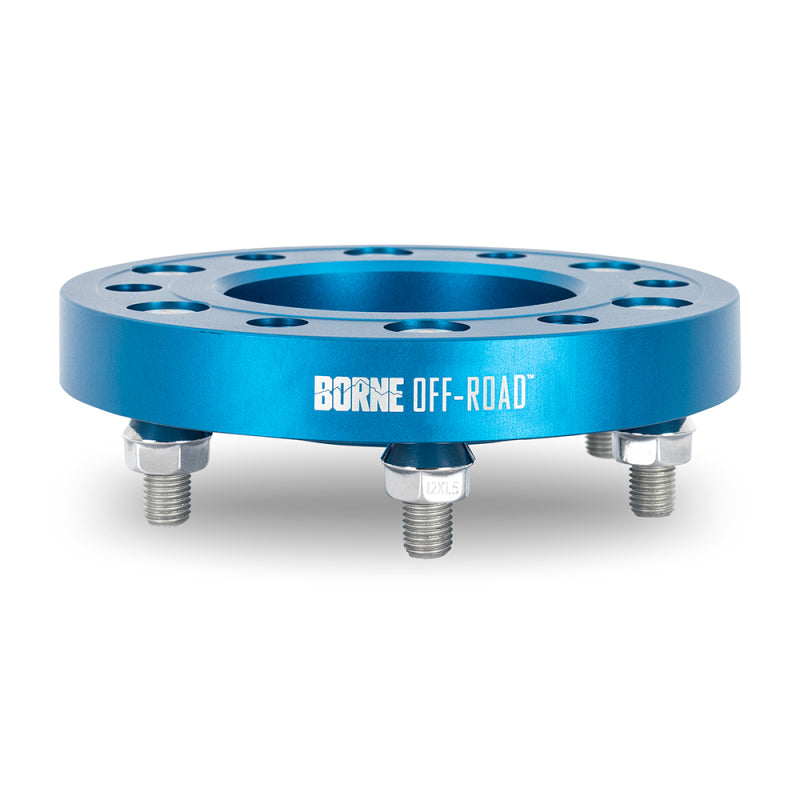Borne Off-Road Wheel Spacers - 6x139.7 - 93.1 - 25mm - M12 - Blue BNWS-001-250BL BNWS-001-250BL Photo - Primary