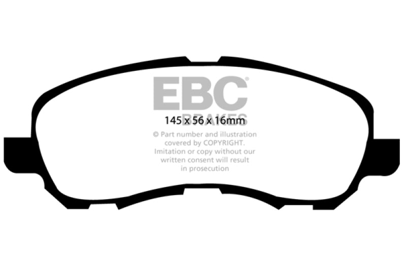 EBC EBC Bluestuff Brake Pad Sets Brakes, Rotors & Pads Brake Pads - Racing main image