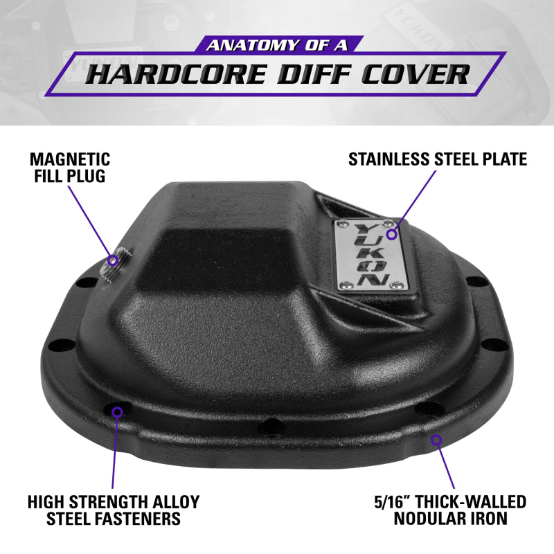 Yukon Gear & Axle Yukon Gear Hardcore Diff Cover for 8.8in Ford YHCC-F8.8 YHCC-F8.8 Brochure - A general brochure describing a brand, company, product line.  If brochure in question is for a specific product, use code PDB.