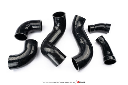 AMS Performance  Nissan R35 GTR Omega Turbo Kit 3in Lower Intercooler Pipes ALP.07.14.0020-1 ALP.07.14.0020-1 Photo - Primary
