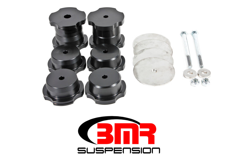 BMR 16-17 6th Gen Camaro Rear Cradle Bushing Kit (Delrin) - Black BK062 BK062 Photo - Primary