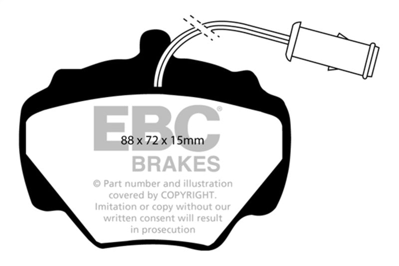 EBC Disc Brake Pad Set DP6663 Photo - Primary