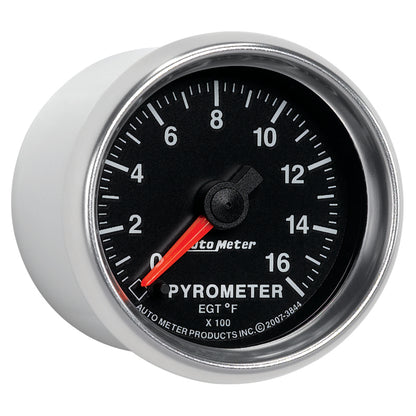 Autometer 2-1/16" Pyrometer, 0-1600 °F, Stepper Motor, Gs 3844 User 5