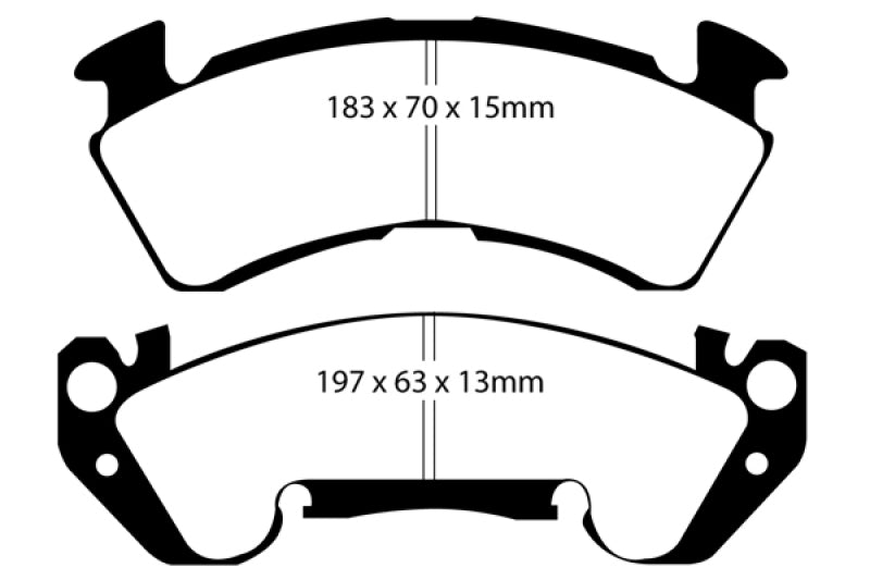 EBC Disc Brake Pad Set DP31147C Photo - Primary