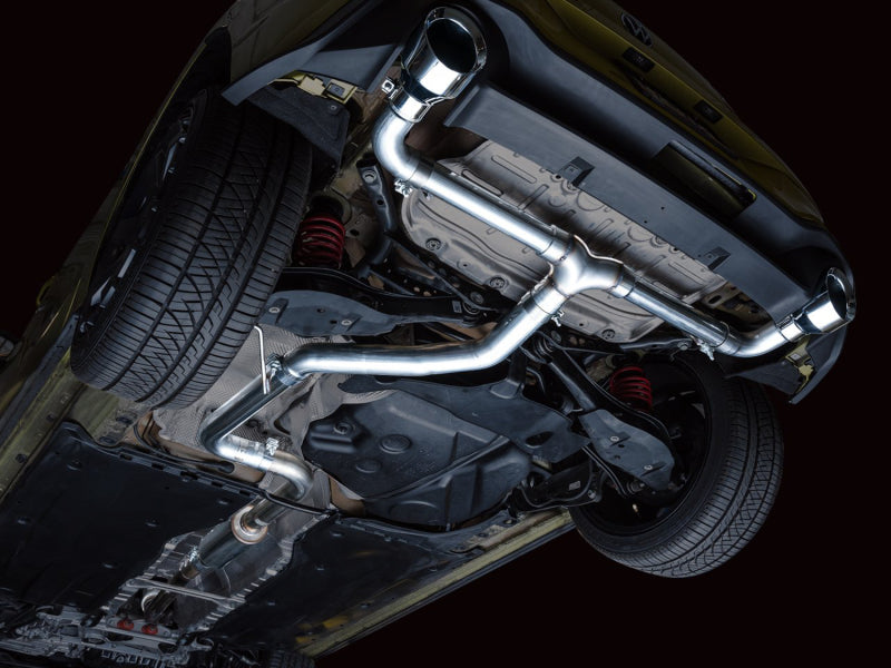 AWE Tuning AWE 2022 VW GTI MK8  Track Edition Exhaust - Chrome Silver Tips 3020-32658 3020-32658 Photo - Mounted