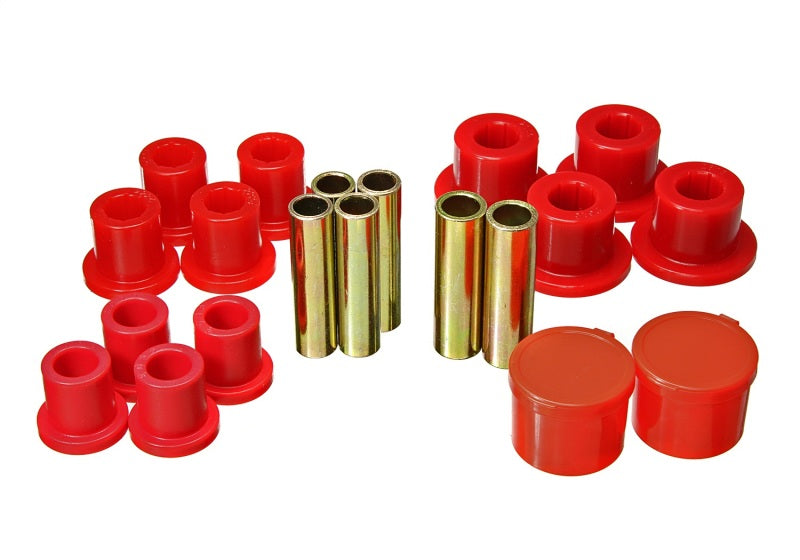 Energy Suspension 98-11 Ford Ranger 2/4WD Rear Leaf Spring Bushing Set - Red 4.2156R 4.2156R Photo - Primary