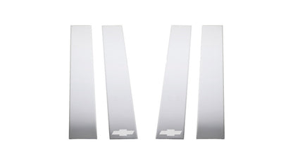 Putco 2020 Chevy Silv HD - Chevy Bow Tie Etching - Crew Cab / Double Cab (6pcs) SS Pillar Posts 402671GM-1 402671GM-1 Photo - Primary
