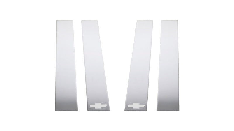 Putco 2020 Chevy Silv HD - Chevy Bow Tie Etching - Crew Cab / Double Cab (6pcs) SS Pillar Posts 402671GM-1 402671GM-1 Photo - Primary
