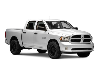 Raxiom 09-18 Dodge RAM 1500 LED Halo Headlights w/ Swtchbck Turn Signals- Chrome Hsng (Clear Lens) R111519 R111519 Photo - Close Up