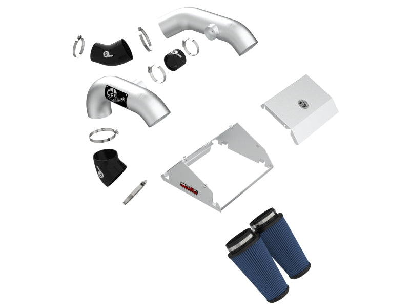 aFe Rapid Induction Pro 5R Cold Air Intake System Brushed 21-22 Ford F-150 Raptor V6-3.5L (tt) 52-10015RH 52-10015RH Photo - Unmounted