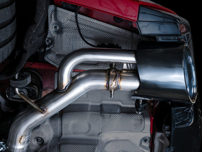 AWE Tuning 21-23 Audi C8 RS6/RS7 SwitchPath Cat-back Exhaust - Diamond Black Tips 3025-33776 3025-33776 Photo - Mounted