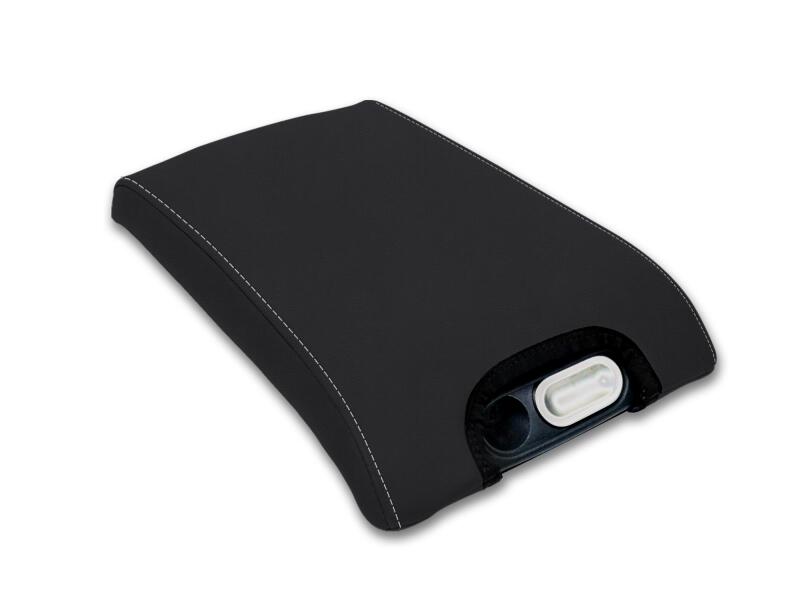 PRP Seats PRP 10-14 Ford Raptor  Center Console Cover- Black with Silver Stitch B107-06 B107-06 Photo - Primary