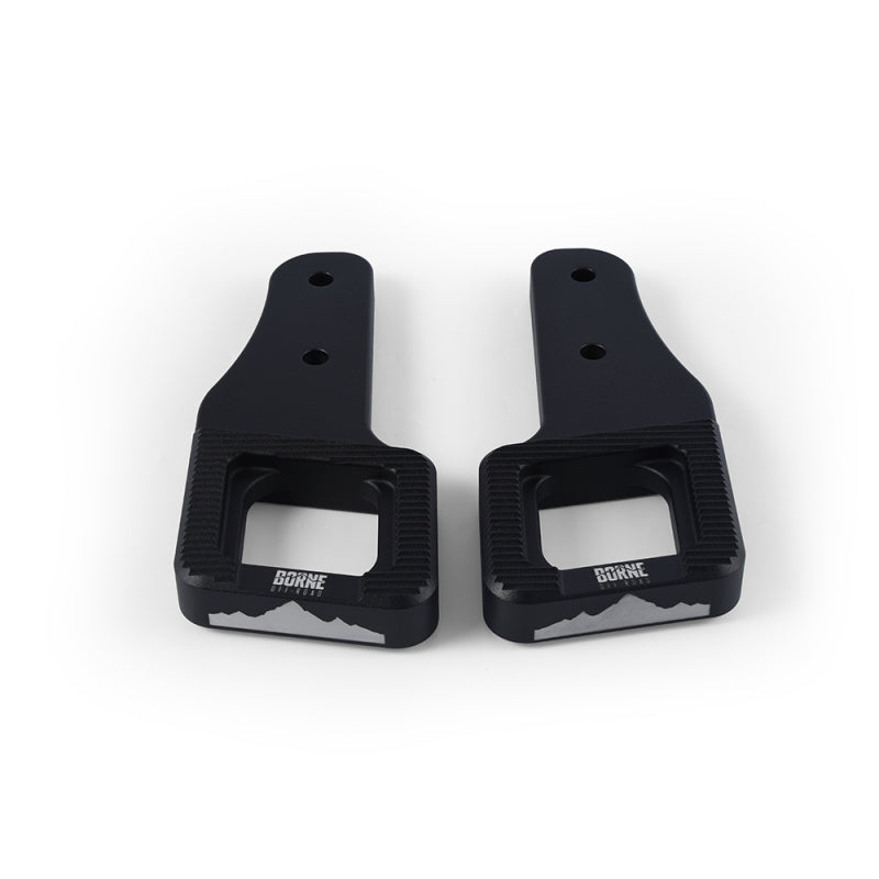 Borne Off-Road 2017+ Ford Raptor / 2009+ Ford F150 Borne Off-Road Billet Tow Hooks - Black BNTH-F150-17BK BNTH-F150-17BK Photo - Primary