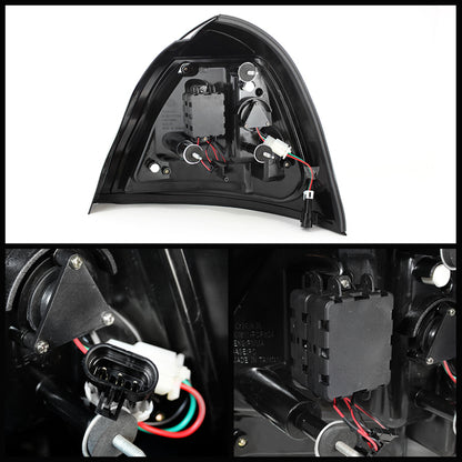 Spyder Pontiac Grand Prix 04-08 Light Bar LED Tail Light Black ALT-YD-PGP04-LED-BK 5075581 5075581 User 1