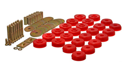 Energy Suspension Body Mount Set Red Chevrolet Bel Air All 1959-1960 3.4167R Photo - Primary