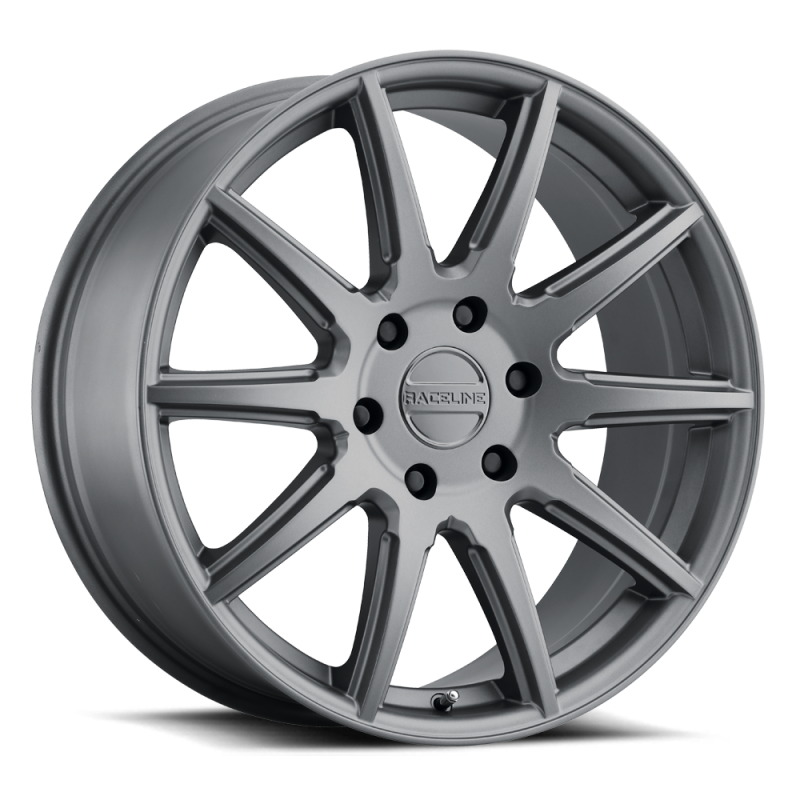 Raceline 159G Spike 22x9.5in / 6x135 BP / 35mm Offset / 87.1mm Bore - Gunmetal Wheel 159G-229565+35 159G-229565+35 Photo - Primary