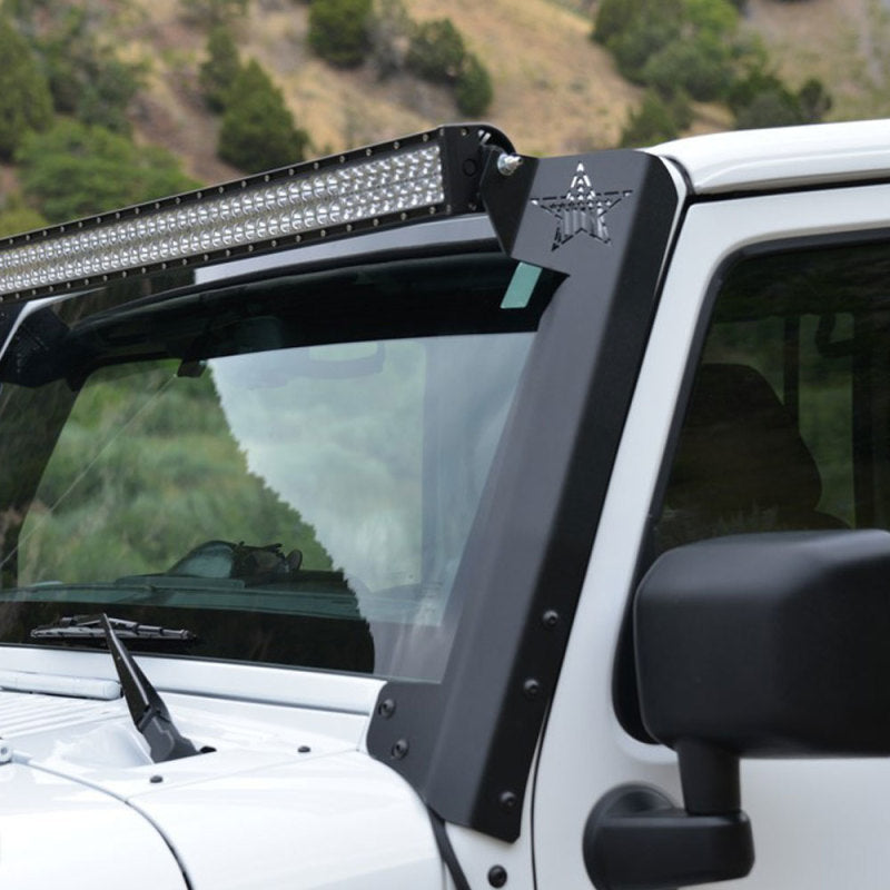 Rock Slide Engineering Rock Slide 07-18 Jeep JK 2-4 Door JK 50In Led In Pillar Light Brackets AC-WS-100-JK AC-WS-100-JK User 1