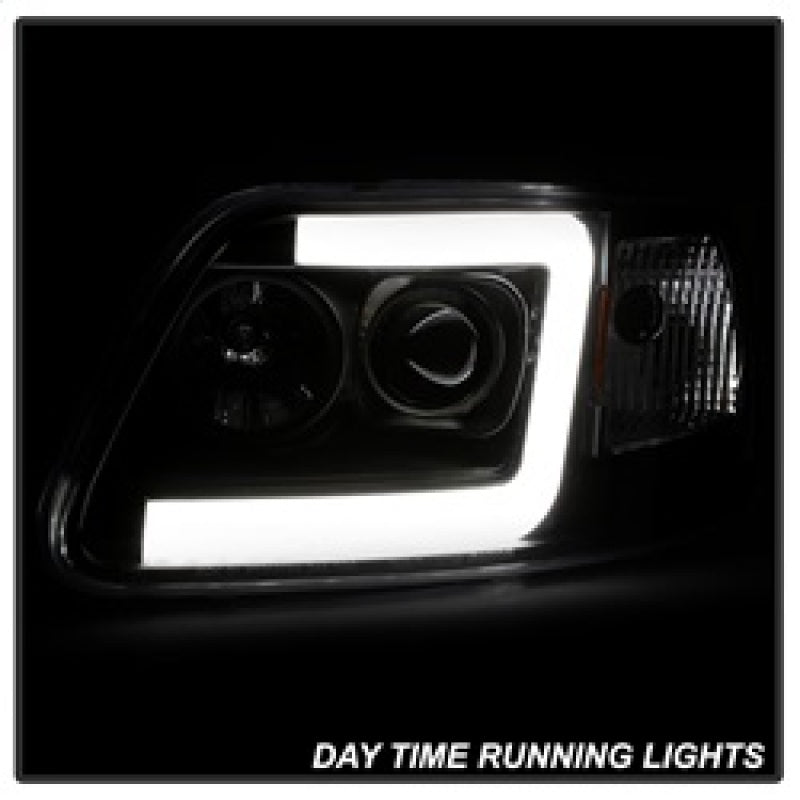 Spyder 97-03 Ford F-150 (After 6/1997) Light Bar Projector Headlights - Blk (PRO-YD-FF15097V2-LB-BK) 5084538 5084538 Photo - Unmounted