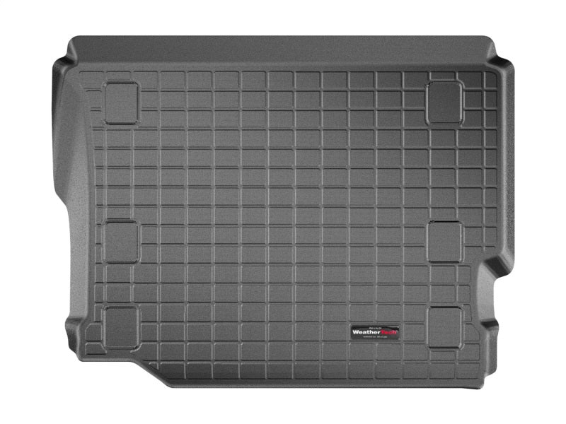 WeatherTech 2018+ Jeep Wrangler Unlimited JL w/o Subwoofer Cargo Liners - Black 401171 401171 Photo - Unmounted