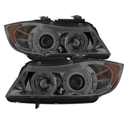 Spyder BMW E90 3-Series 06-08 Projector LED Halo Amber Reflctr Rplc Bulb Smke PRO-YD-BMWE9005-AM-SM 5009029 5009029 Photo - Primary