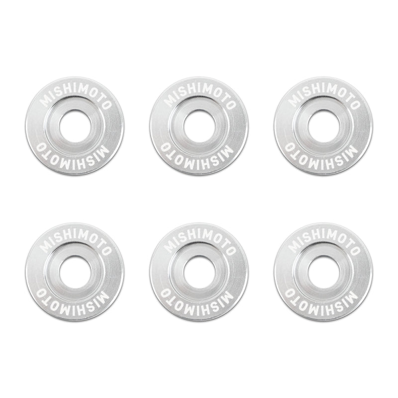 Mishimoto Small Fender Washer Kit (6pcs) - Silver MMFW-SM-6SL MMFW-SM-6SL User 1
