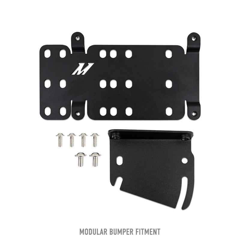 Mishimoto 2021+ Ford Bronco Modular Bumper License Plate Relocation MMLP-BR-21M MMLP-BR-21M Photo - Primary