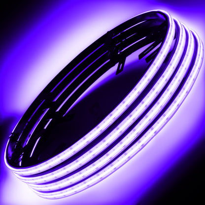 ORACLE Lighting LED Illuminated Wheel Rings 16.5in PLASMA ColorSHIFT w/BC2 Bluetooth Controller 4238-BC2 4238-BC2 Photo - Unmounted