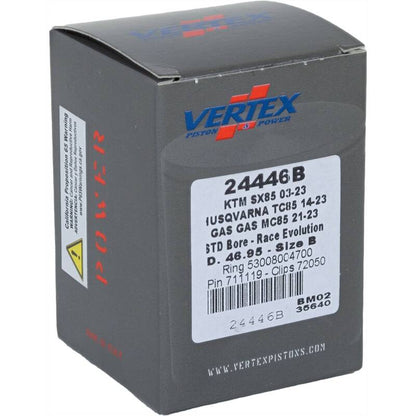 Vertex Pistons Vertex Piston 03-24 KTM 85 SX 85cc Cast Race Evolution Piston Kit 24446B 24446B Photo - Primary