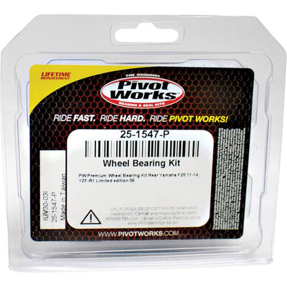 Pivot Works Yamaha Wheel Bearing Kit Premium Bearings 25-1547-P 25-1547-P Photo - Primary