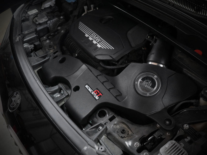 aFe 19-21 Mini Cooper S (F56) B46 L4 2L (t)Momentum GT Cold Air Intake System w/ Pro DRY S Filter 50-70068D 50-70068D Photo - Mounted