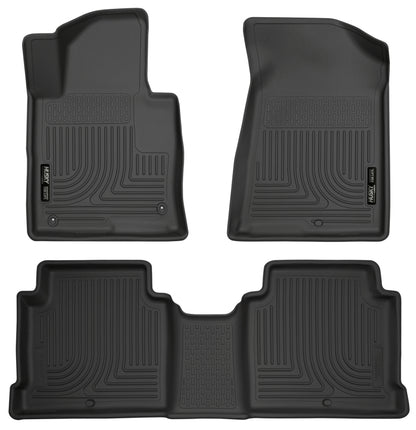 Husky Liners 2015 Hyundai Sonata Weatherbeater Black Front & 2nd Seat Floor Liners 99631 Photo - Primary